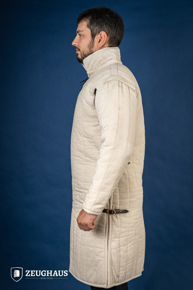 Gambeson mit Seitlichen Verschlüssen Natur