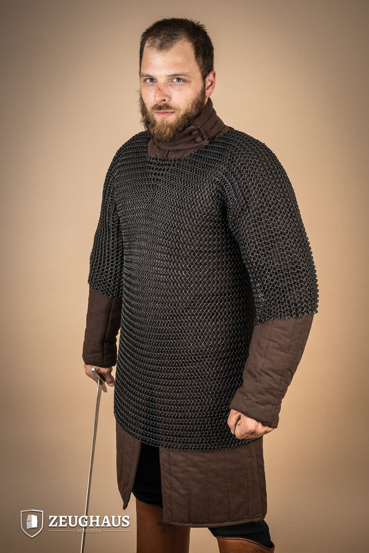 Chainmail Haubergeon Roundring 10mm Burnished