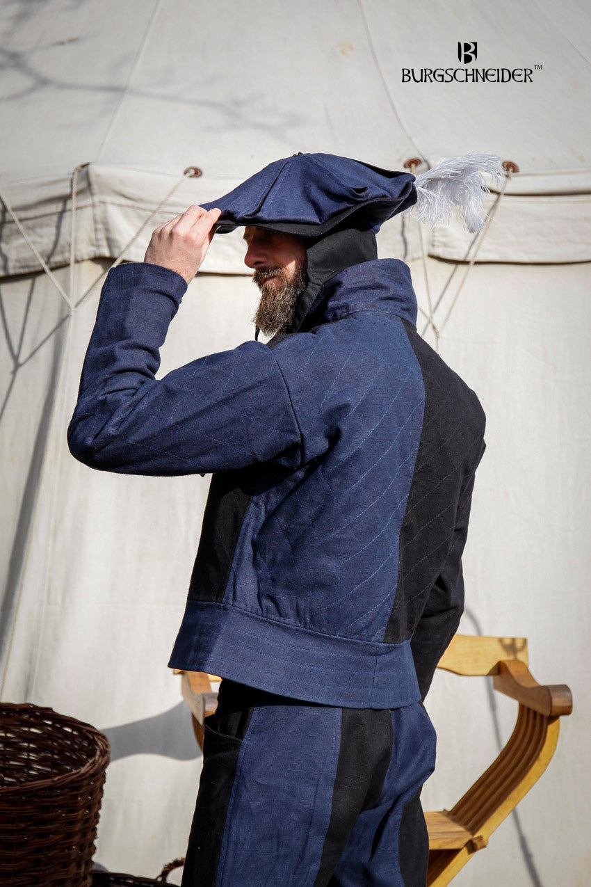 Landsknecht Wams Imperialis Blau/Schwarz