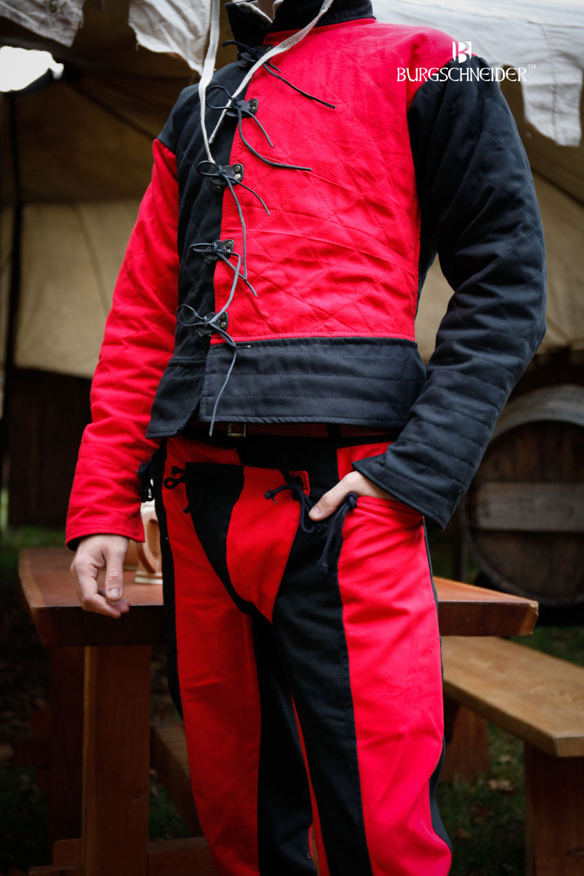 Landsknecht Hose Impersialis Rot/Schwarz