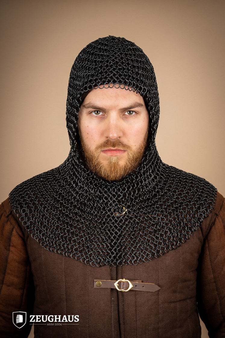 Chainmail Hood Roundring 10mm Burnished