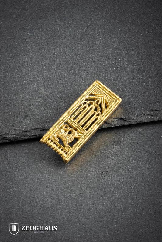 Late Middle Ages Strap End up to 20 mm Wolf Brass B-Stock