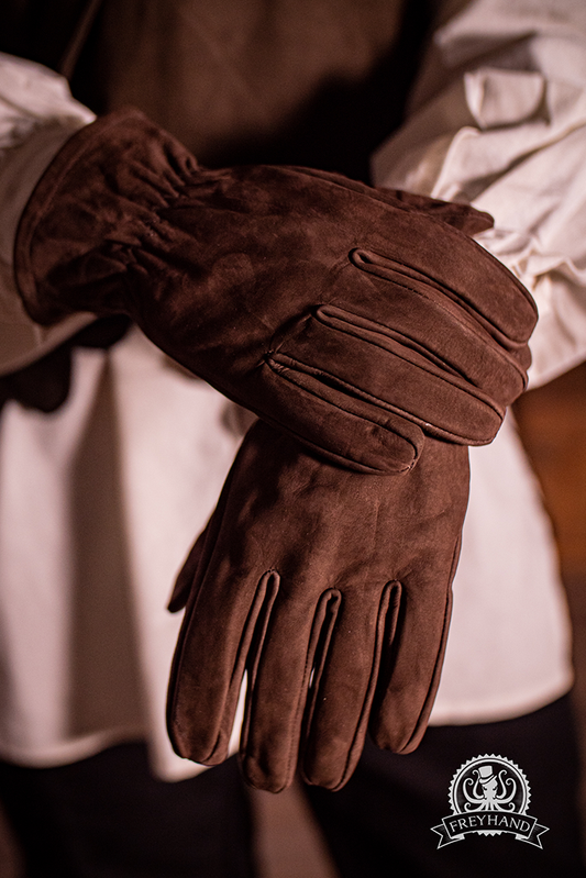 Leather Gloves Sascha Brown