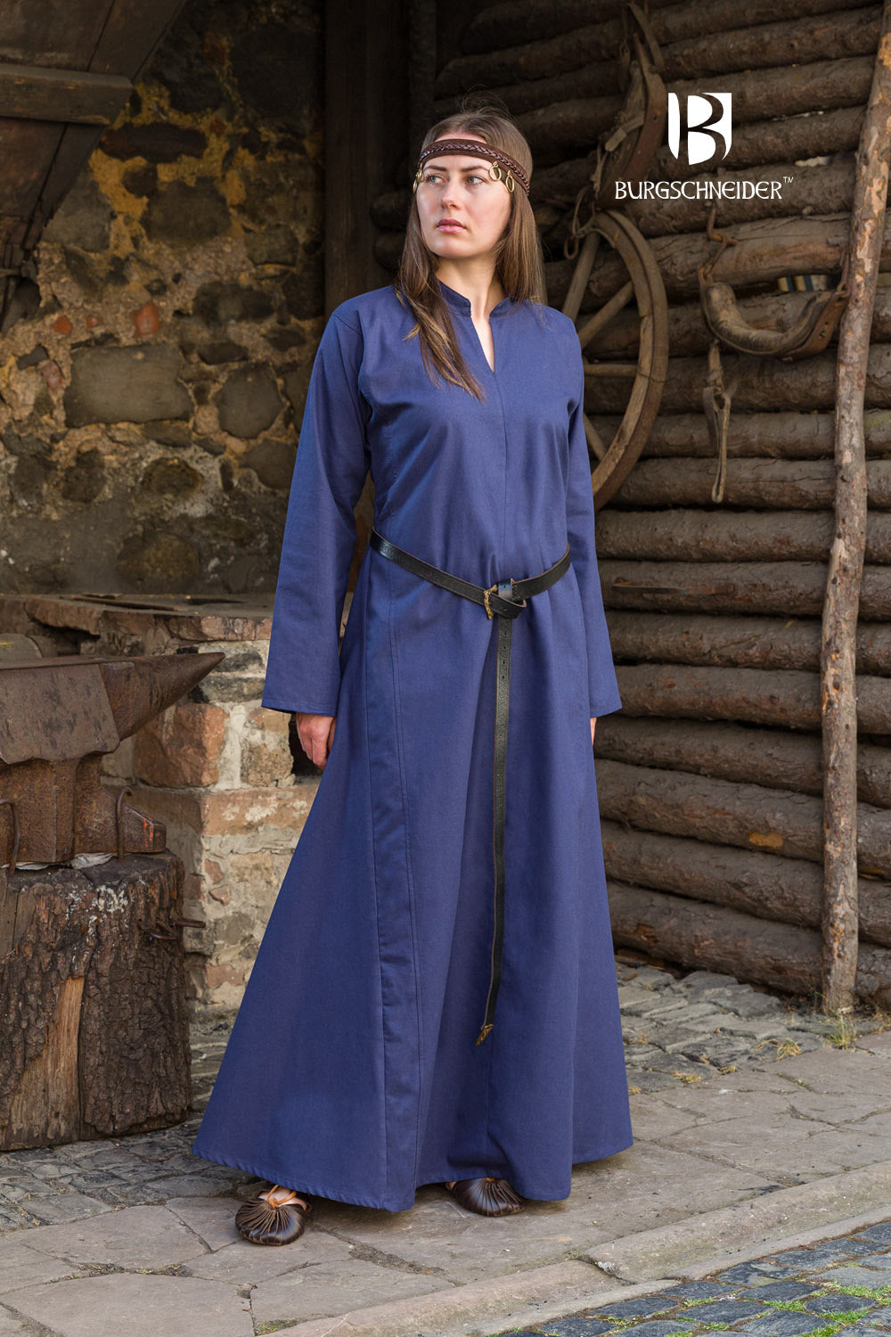 Rus Dress Marzena Dark Blue