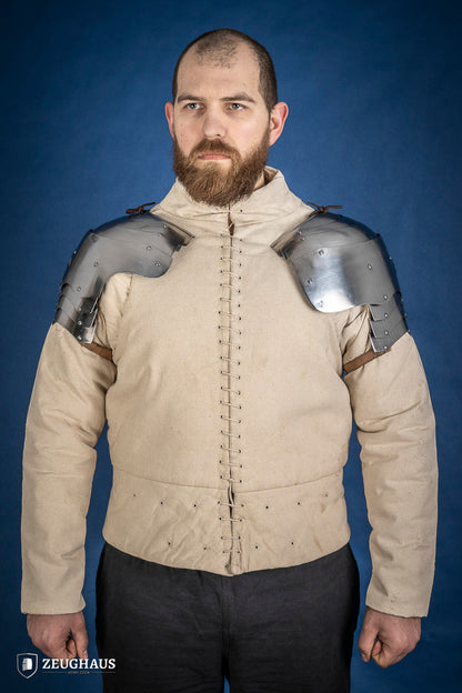 German Pauldrons 1,6mm Polished