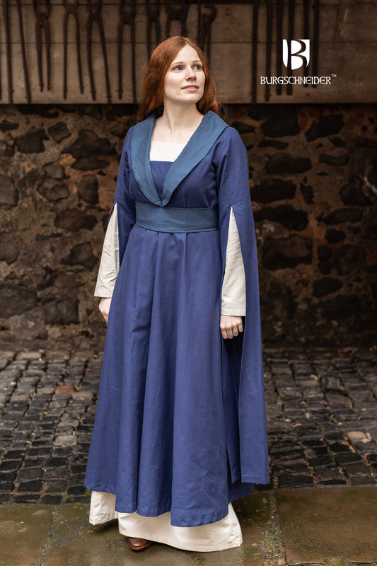 Kleid Agnes - Dunkelblau Waidblau