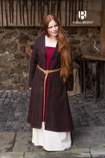 Birka Coat Aslaug Brown