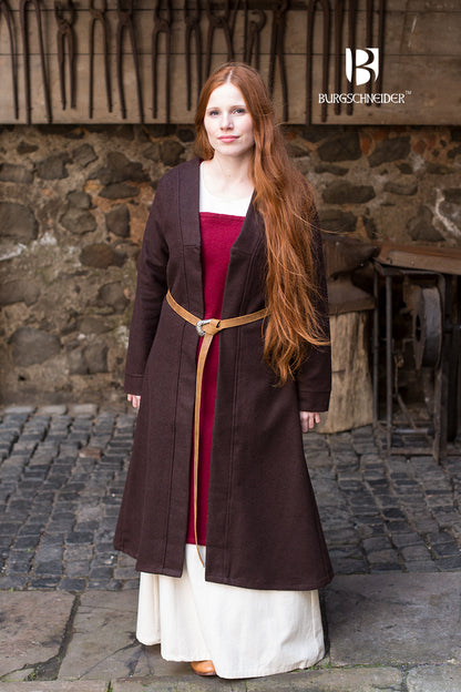 Birka Coat Aslaug Brown