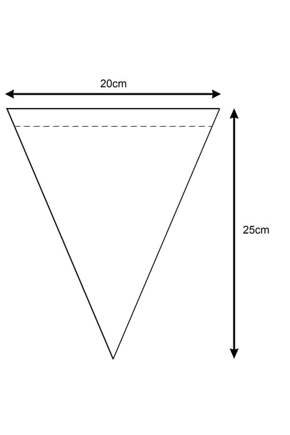 Bunting Flags Dark Grey