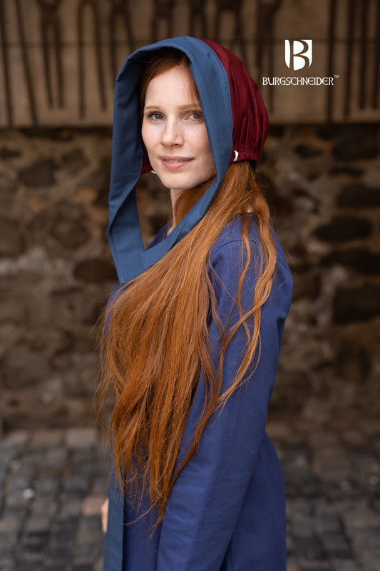 Bonnet Dagmar Bordeaux/Woad Blue