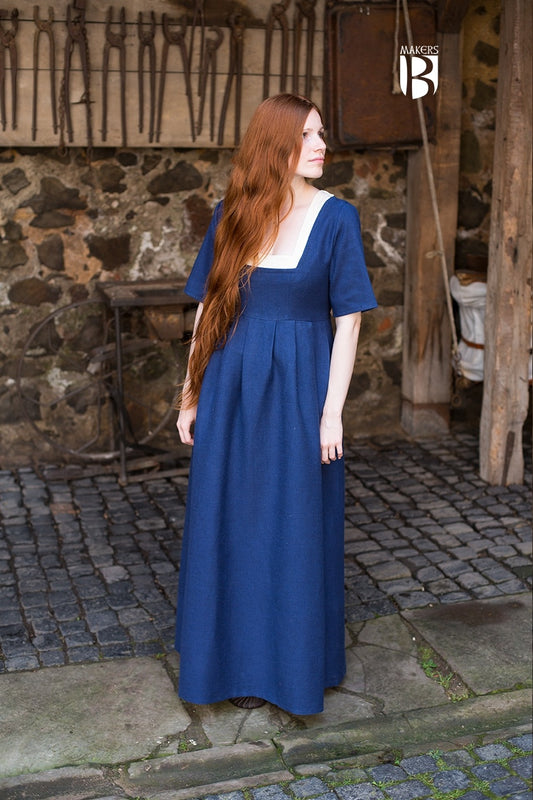 Kleid Frideswinde - Blau