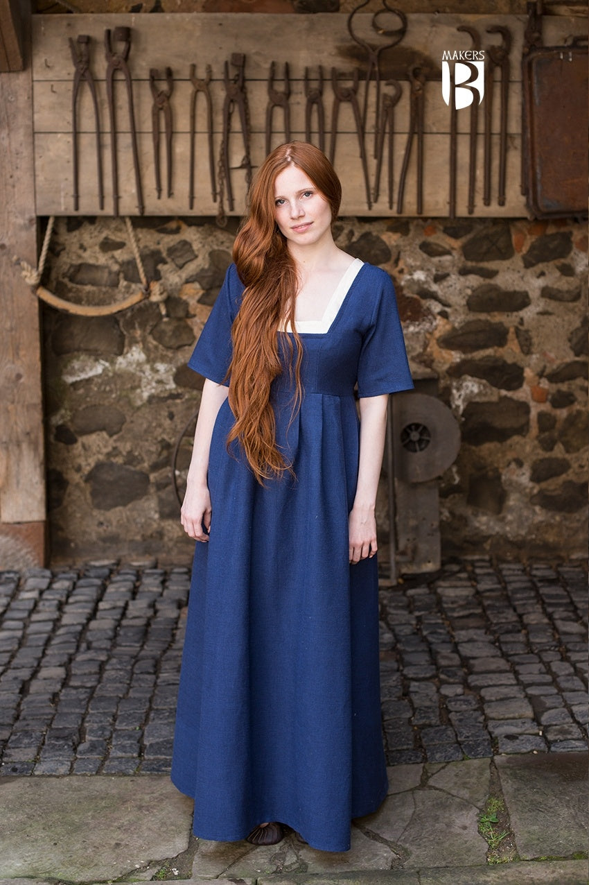 Kleid Frideswinde - Blau