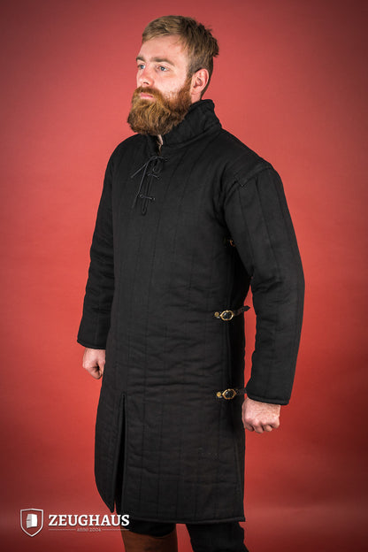 Gambeson mit Seitlichen Verschlüssen Schwarz