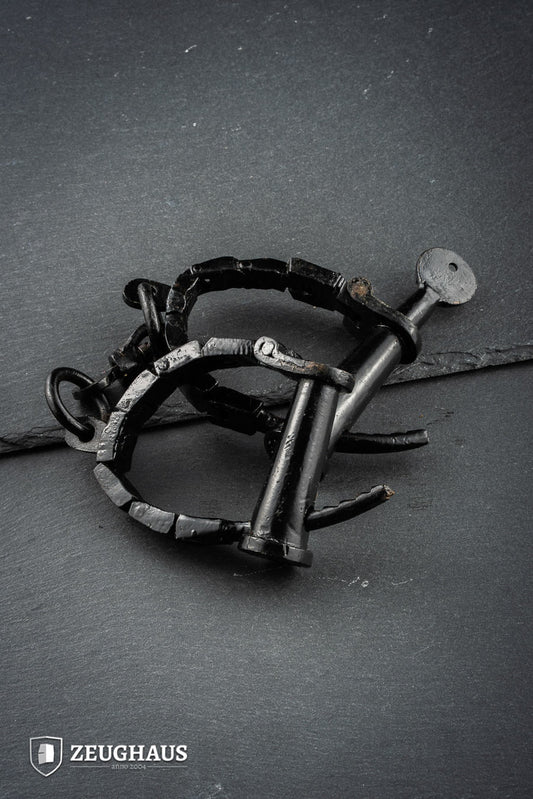 Handcuffs Oiled Steel B-Stock B-Stock