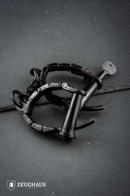 Handcuffs Oiled Steel B-Stock B-Stock