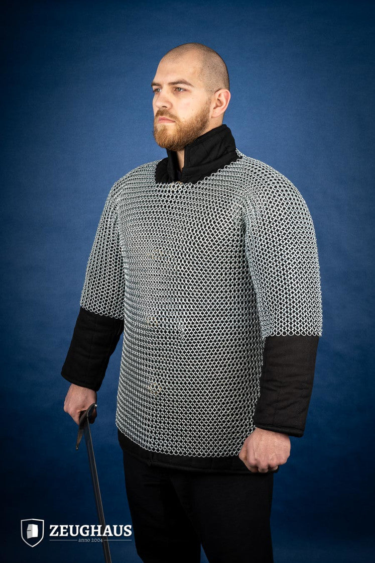 Chainmail Haubergeon Roundring 10mm Galvanized Zeughaus Armoury 