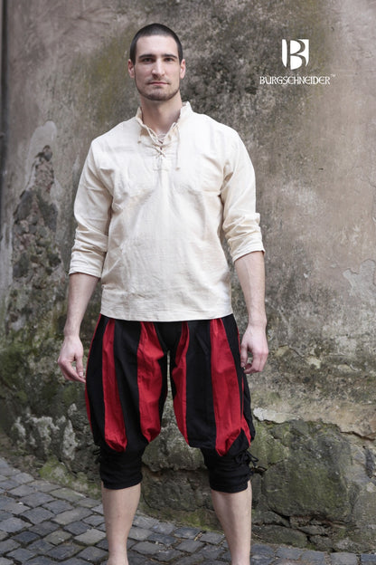 Landsknecht Pants Maximilian Black/Red