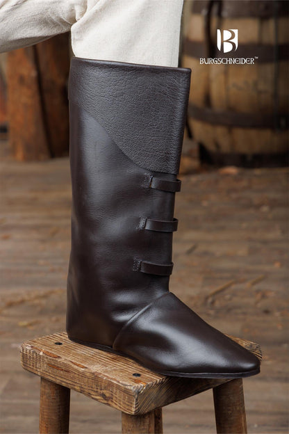 Medieval Boots Ernest Dark Brown